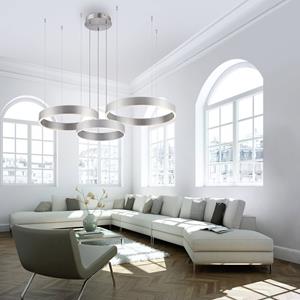 PAUL NEUHAUS Sculli LED hanglamp, zilver