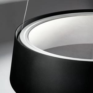 Stilnovo Oxygen LED-H&auml;ngeleuchte, schwarz, &Oslash; 56 cm