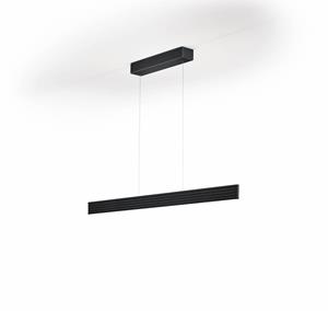 Knapstein Hanglamp Fara, up/down lengte 112cm zwart