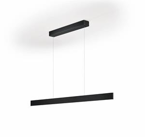 Knapstein Hanglamp Fara, up/down lengte 132cm zwart