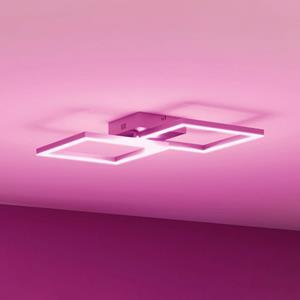 M&uuml;ller Licht tint LED-Deckenleuchte Cano, RGB, CCT, silber