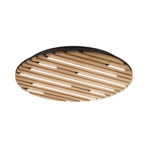 Q-Smart-Home Paul Neuhaus Smart-LED-Deckenleuchte Q-Akustik, Holz &Oslash; 60 cm