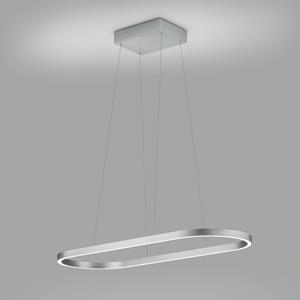 Knapstein LED hanglamp Elin, mat nikkel, gebarenbediening