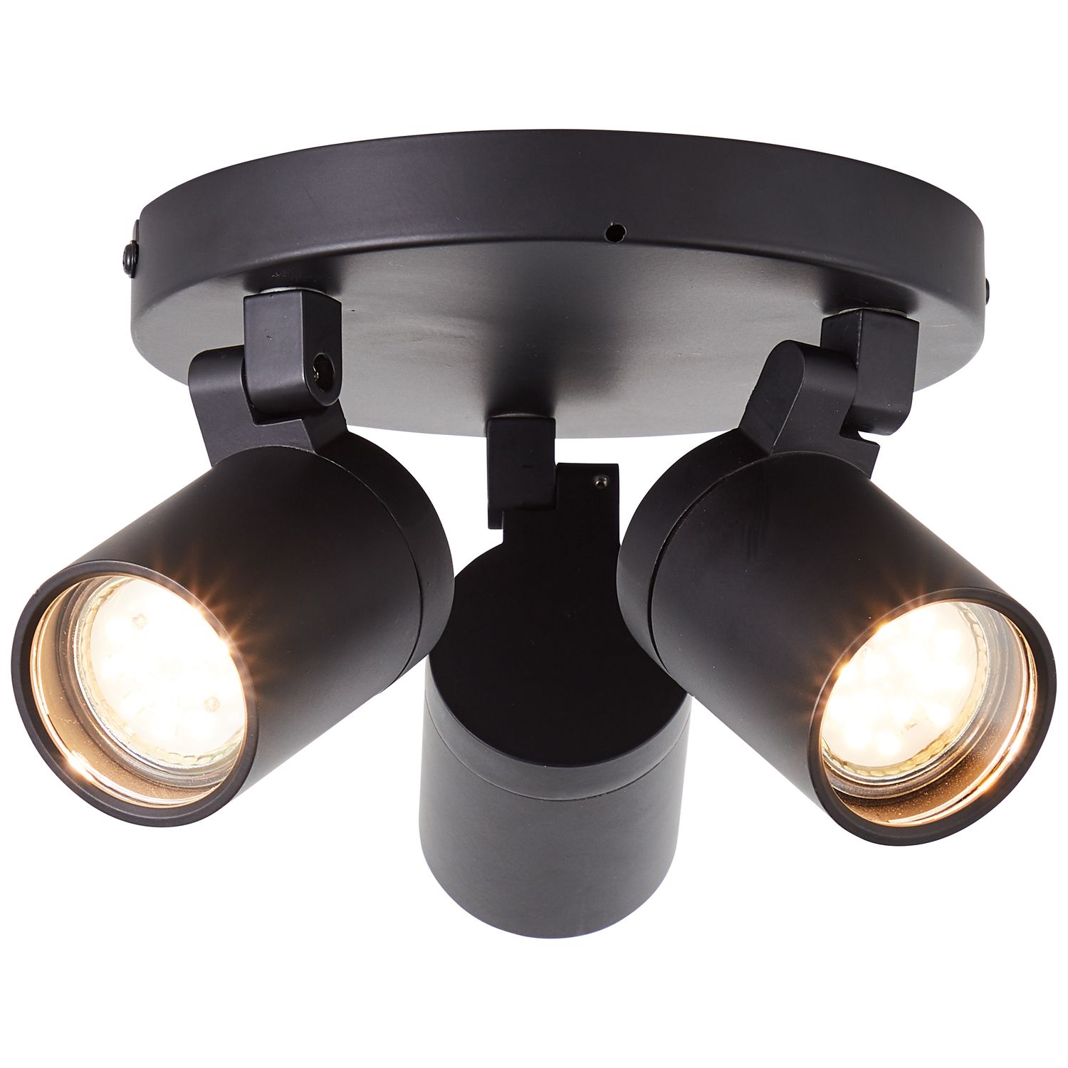 Aquavive Plafondspot Irminio Zwart ⌀19cm 3xgu10 5w