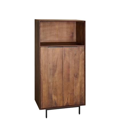 Woonexpress Wandkast Vai - Bruin|Hout - Mango - Hout