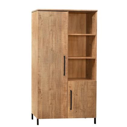 Woonexpress Wandkast Culemborg - Hout - Mango|Hout - Naturel - MDF