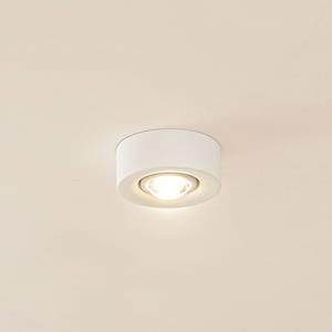 Lindby Deckenleuchte Levia, 1-flammig, &Oslash; 14 cm, wei&szlig;, Gips