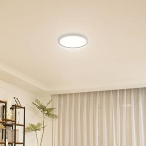 Lindby LED-Deckenleuchte Pravin, &Oslash; 30 cm, CCT, wei&szlig;