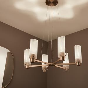 AM.PM Hanglamp glas/metaal, Strozzi design E.Gallina