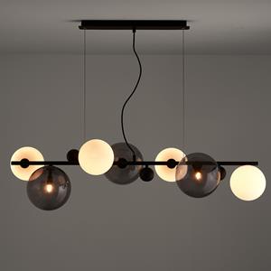 AM.PM Hanglamp in smoked glas en metaal, Bullesco