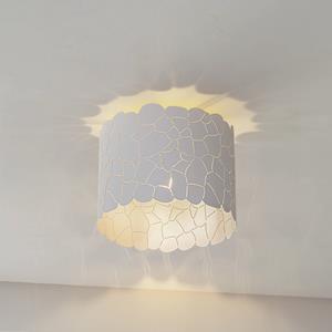 Lindby Deckenleuchte Aralena, wei&szlig;, Metall, &Oslash; 26 cm