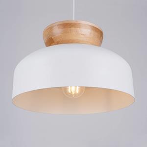 SOLLUX LIGHTING H&auml;ngeleuchte Marion, &Oslash; 29,5 cm, Holz, Stahl