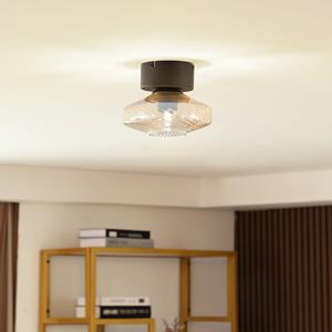 Lindby Deckenleuchte Sylphie, &Oslash; 20 cm, Glas, amber