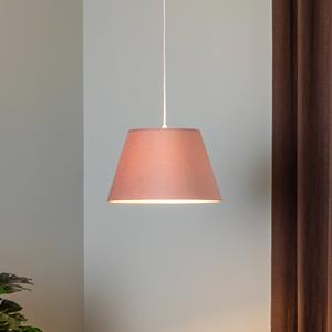 Maco Design Hanglamp Rosabelle, kegelvormig, roze, 1-lamp