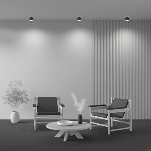 Maytoni LED-Deckenlampe Planet, schwarz, &Oslash; 10 cm Alu 3.000 K