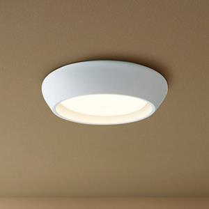 Beacon Lighting Beacon Deckenleuchte Fjord, wei&szlig;, Gips, &Oslash; 28 cm, GX53