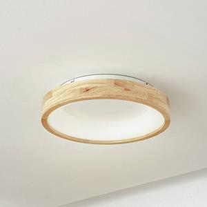 Lucande LED-Deckenleuchte Samvel, &Oslash; 40 cm, Holz