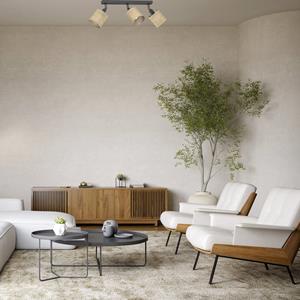 Luminex Deckenlampe Adeline, 3-flammig, Jute, rund, &Oslash; 45 cm