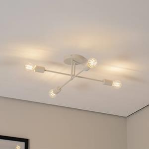 HELam Deckenleuchte Cambridge, 4-flammig, sandfarben, Metall