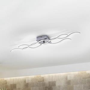 JUST LIGHT. LED plafondlamp Wav 3.000K 97,5x16cm staal