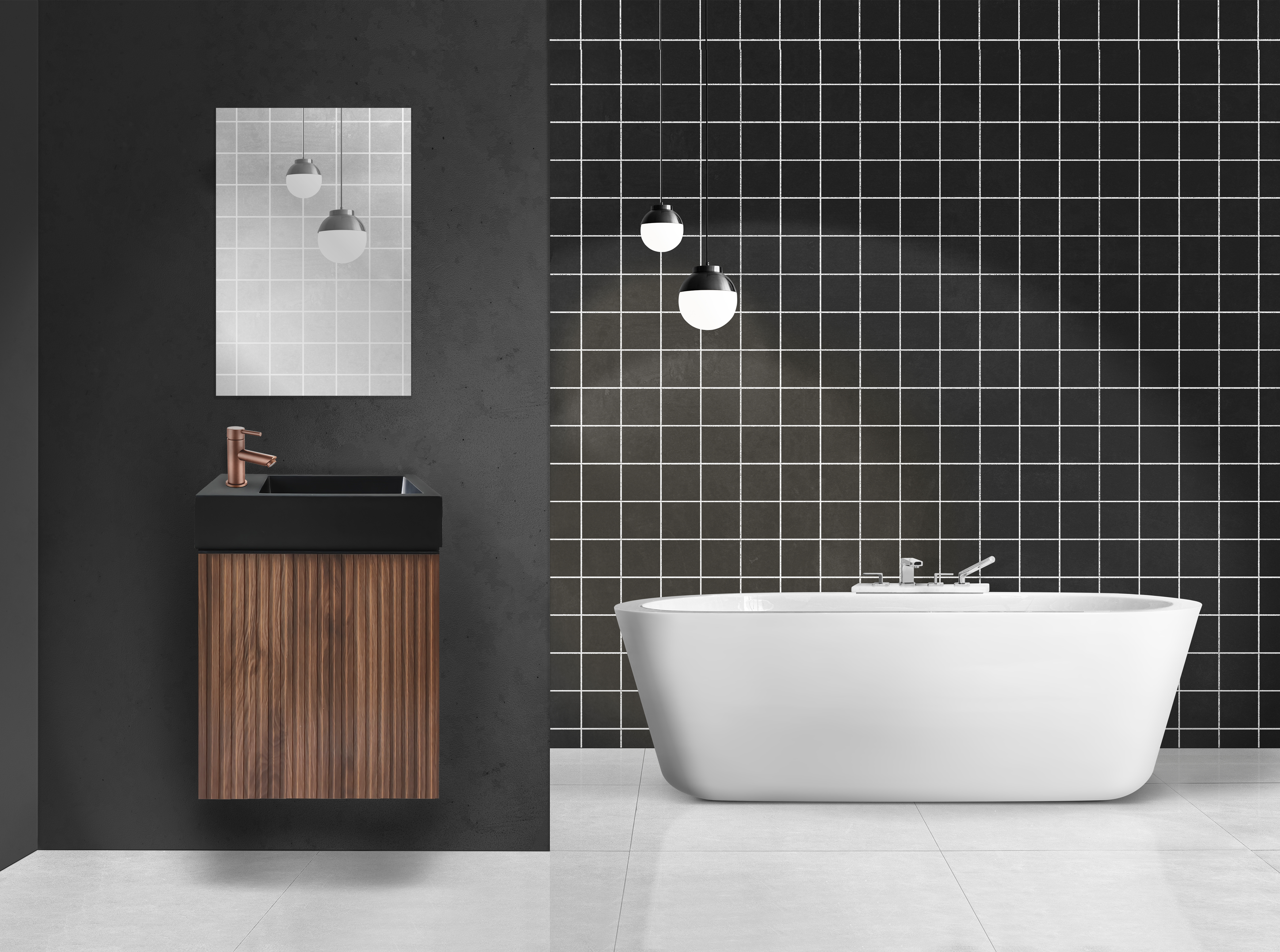 Sanitairknaller TOILETKAST MET VERTICAAL RELIEF, SOFT-CLOSE - EIK