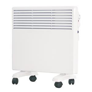 Boss & Wessing Elektrische Radiator BWS Alias 44,7x45,3 cm 1000W Op Wielen Met Stekker, Programmeerbaar Wit