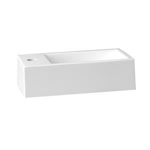 Sanilux Fontein  40x22x11,5 cm Mineraalmarmer Glanzend Wit