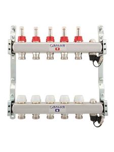 Salus Floor heating manifold 2 slings with flowmeter