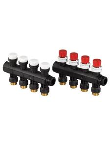 Uponor Vario plus spruitstuk met klep LS 4x 3/4 euro
