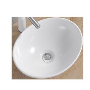 Boss & Wessing Opbouw Waskom BWS Queen 40x33x15 cm Keramiek Glanzend Wit