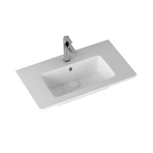 Sanicare Wastafel Keramiek Met Overloop 81x46.5 cm Wit