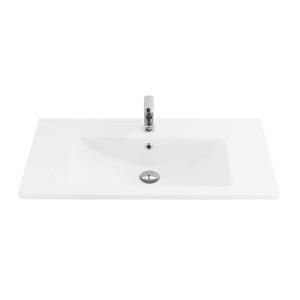 Sanicare Wastafel  Q7 Keramiek 85x45 cm Wit (excl. meubel)