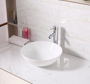 Lorense Waskom Opbouw Lorens Rond 40x40x13.5cm Wit