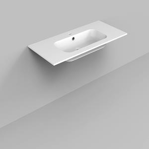 Arcqua Wastafel  Marble 100 1 kraangat mat wit