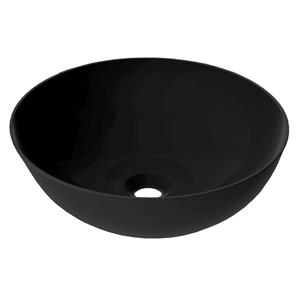 Allibert Borea Opbouwwaskom 40 Cm Zwart
