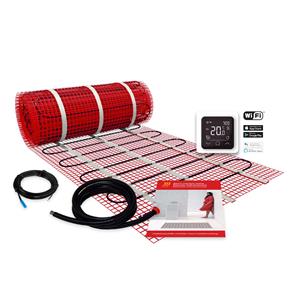 Boss & Wessing BWS By Magnum Elektronische Vloerverwarming Set 4,5 m2 - 675 Watt - Wifi Thermostaat Wit