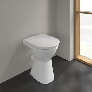 Villeroy & Boch ViCare randloos staand toilet wit glans