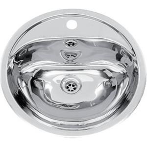 Loggere Neo Metro Wastafel H20xD16cm 1 kraangat Rond RVS glans 133010