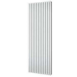 Plieger Siena designradiator verticaal dubbel 1800x606mm 2030W wit structuur 7253151