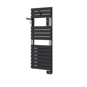 SAUTER Asama elektrische radiator 55x143.2cm connected 750watt Verticaal staal antraciet 233185