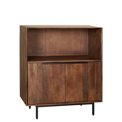 Woonexpress Wandkast Vai - Bruin|Hout - Mango - Hout