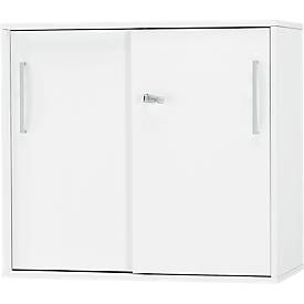 Schäfer Shop Select Schäfer Shop  Select SET UP aanbouw-/opzetschuifdeurkast, 2 OH, B 800 x D 420 x H 726 mm, wit/wit