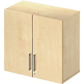 Schäfer Shop Select Schäfer Shop  Select Opzetkast LOGIN, 2 ordnerhoogten, handgreep onderaan, B 800 x D 420 x H 726 mm, esdoornpatroon/esdoorn