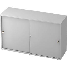 TOPAS LINE schuifdeurkast, 2 OH, lichtgrijs/lichtgrijs