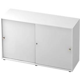 TOPAS LINE schuifdeurkast, 2 OH, wit/wit