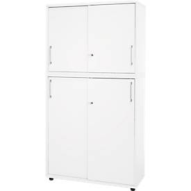 Schäfer Shop Genius Schäfer Shop  Genius Kastcombinatie TETRIS WOOD, met 5 ordnerhoogtes, ruimte voor 60 standaard ordners, wit