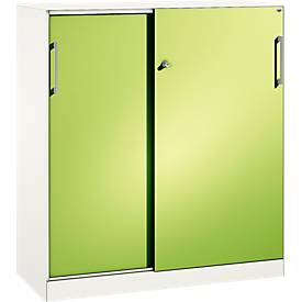 C und P Schuifdeurkast ASISTO C 3000, 3 ordnerhoogten, met afdekplaat, breedte 1200 mm,