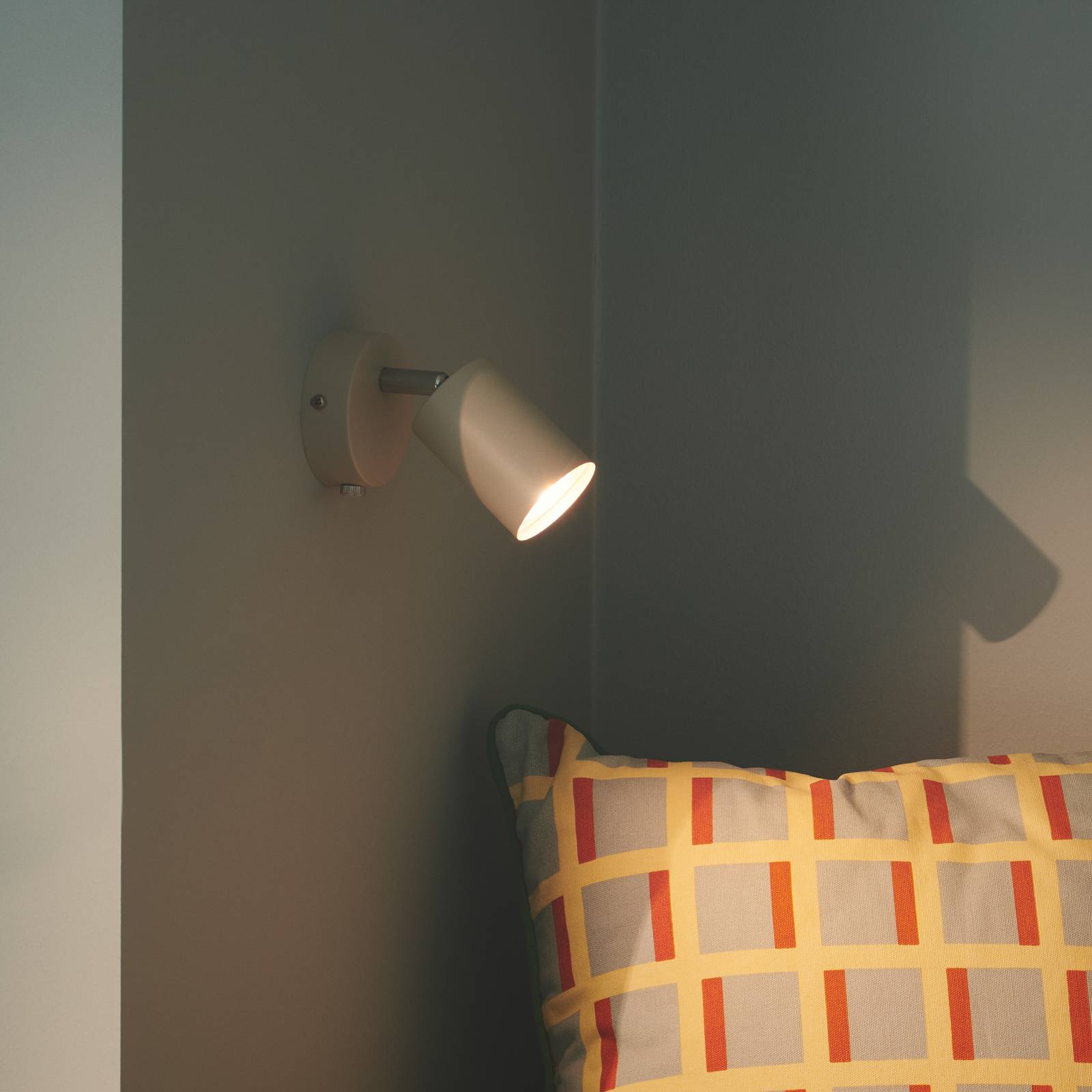 Nordlux Zand bruine wandlamp Explore met snoer 2113251009