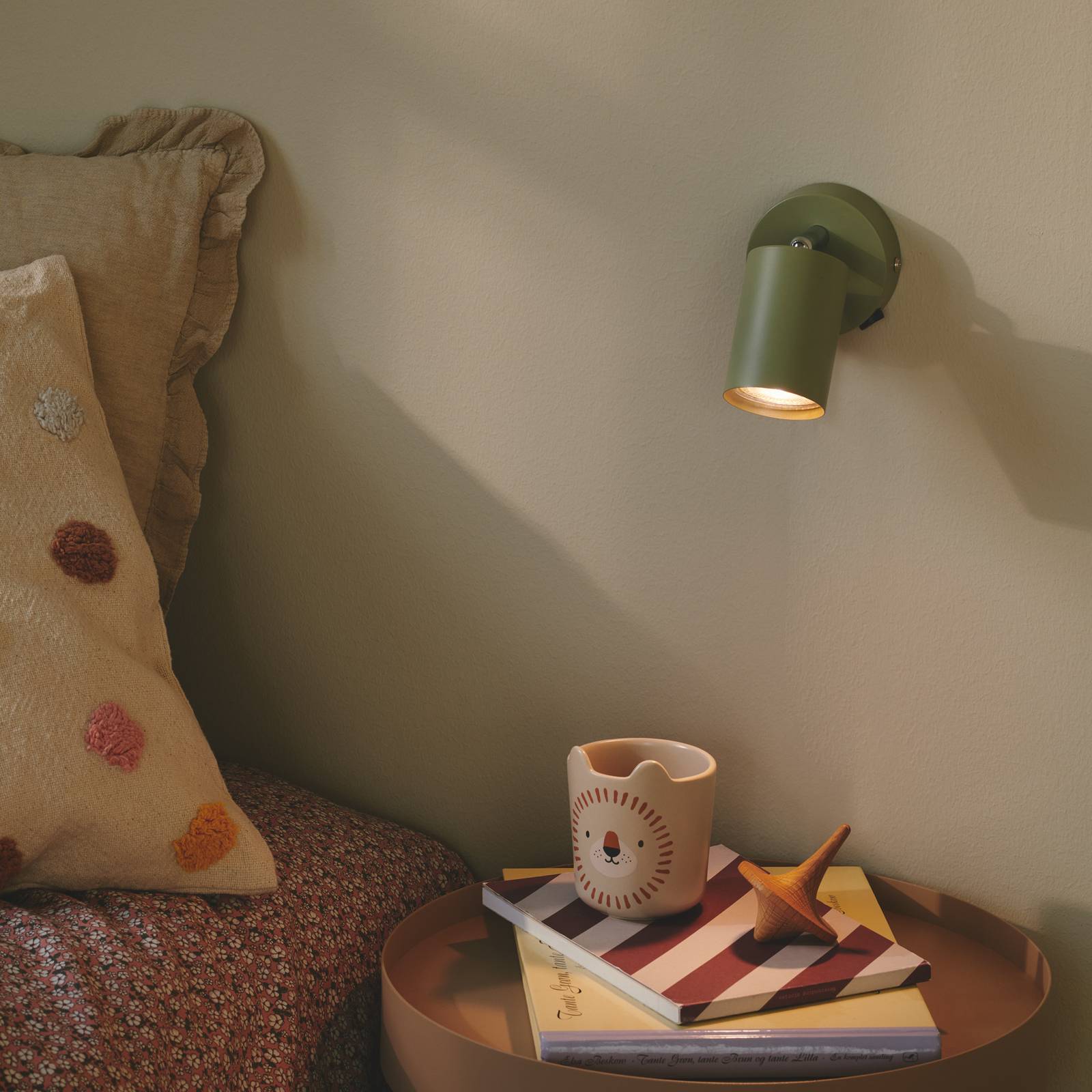 Nordlux Groene wandlamp Explore met snoer 2113251023