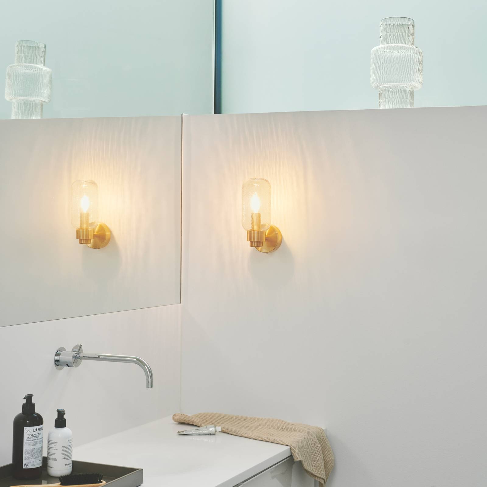 Nordlux Klassieke wandlamp Tutan messing 2310551035